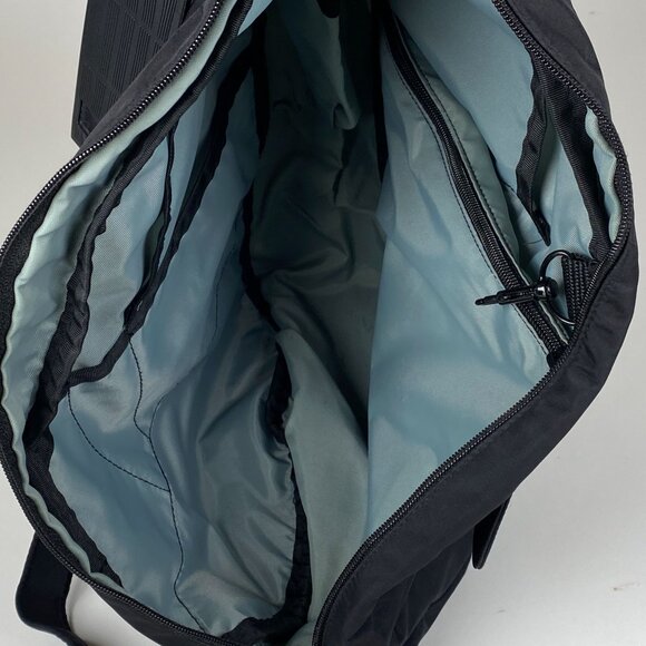 Vintage Ameribag Healthy Back Bag Sling Backpack Black Nylon Made in USA - Picture 9 of 10